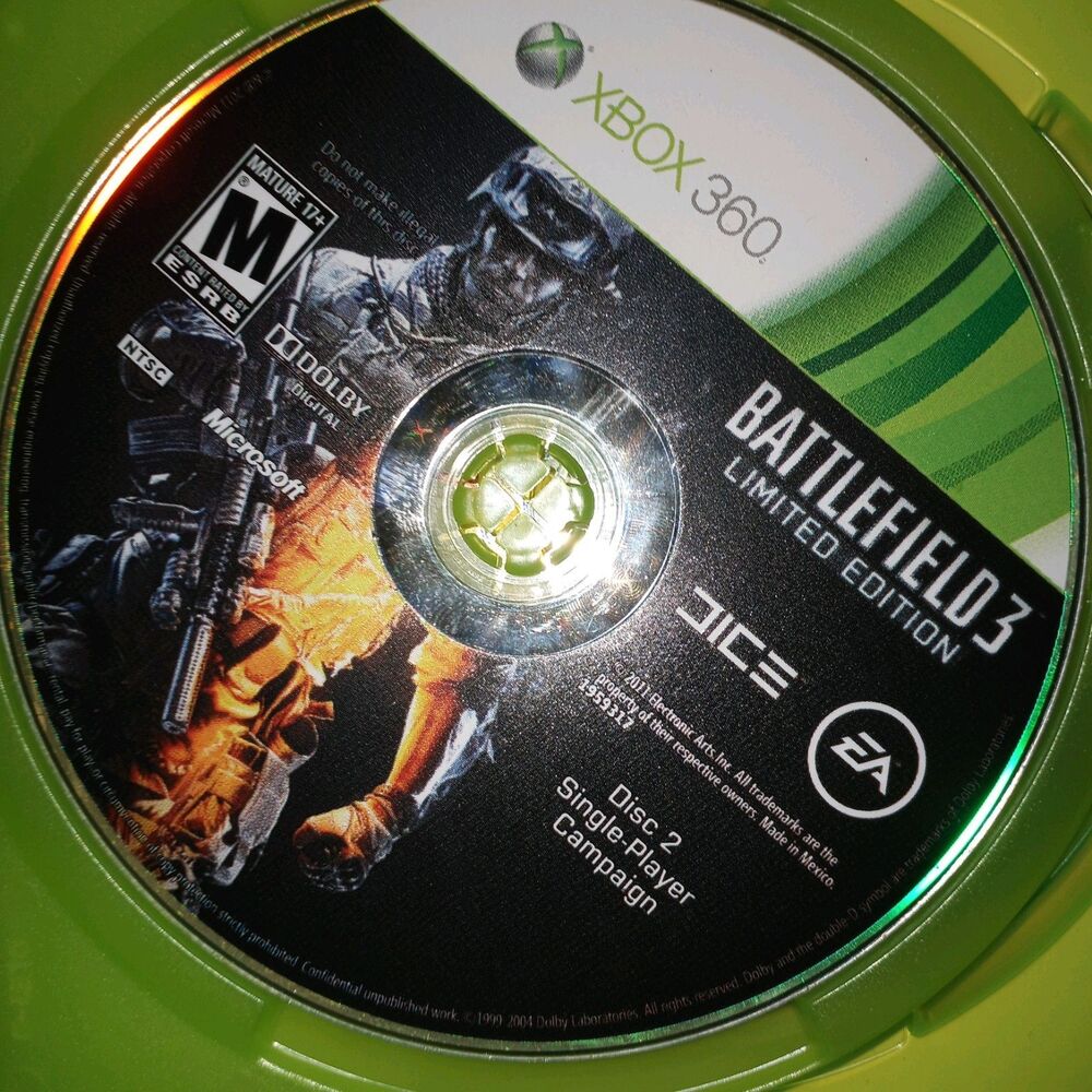 Battlefield 3 Limited Edition for Xbox 360 Microsoft Xbox 360